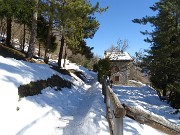 Sulle nevi del Monte Zucco (1232 m ) da S. Antonio Abbandonato (987 m) sui sent. 505-506 il 14 gennaio 2021 - FOTOGALLERY